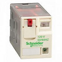 Реле 3 CO светодиод 120В переменного тока | код. RXM3AB2F7 | Schneider Electric